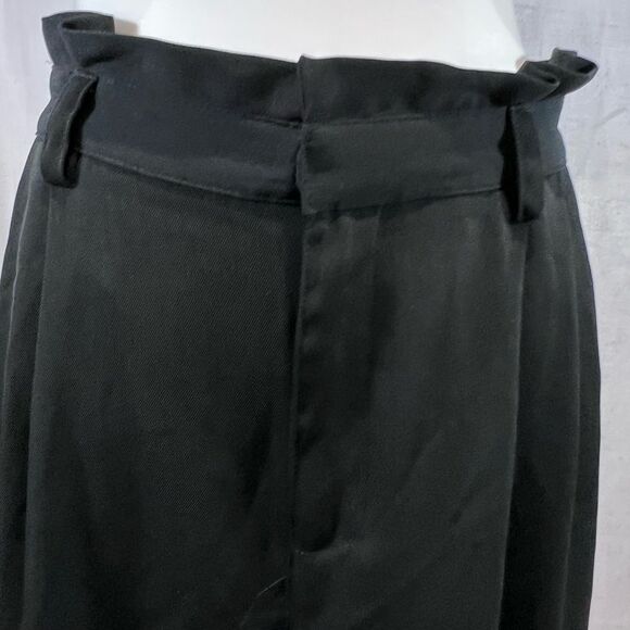 Who What Wear black high waisted wide leg pants size medium - Picture 3 of 6